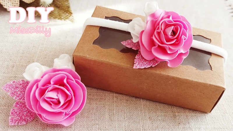 Flower Craft Ideas with Foam Sheet Paper Gift decoration Eva foam flowers,