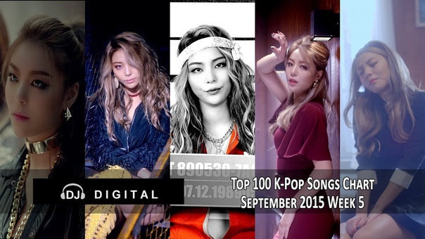 Top 100 K Pop Songs Chart September 2015 Week