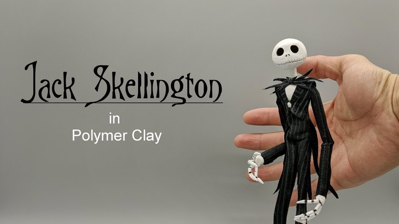 Jack Skellington Polymer Clay Timelapse The Nightmare Before