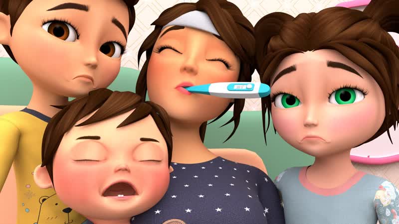 Sick Mother Song Here to You Mother + The BEST SONGS For Children Banana Cartoon Original