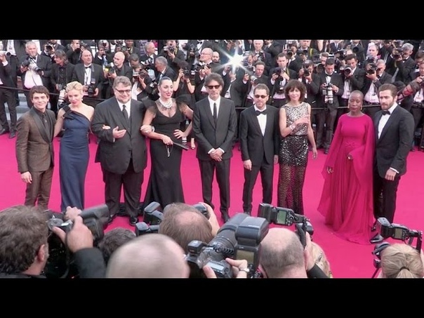 Sienna Miller, Jake Gyllenhaal and the jury at the opening ceremony of the Cannes Film Festival