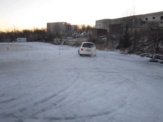 Слалом №22 - Toyota Starlet Glanza . 2013_12_15