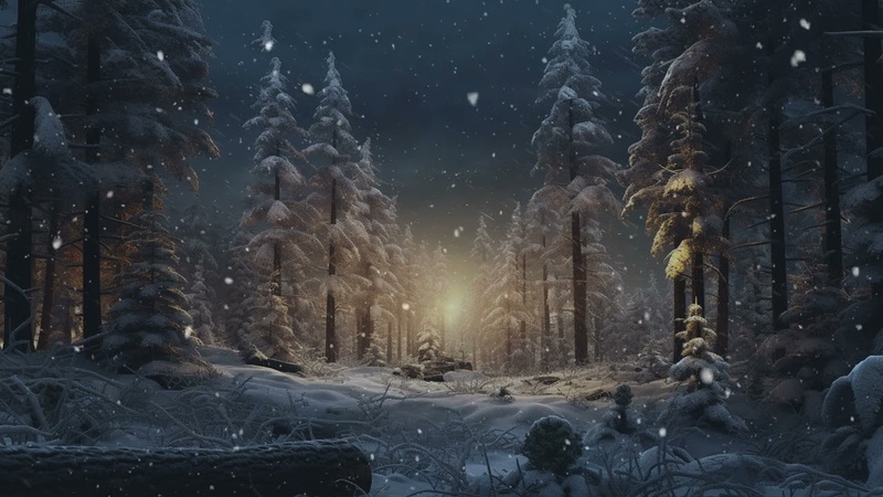 Medieval Winter Night Forest Best Celtic Music, Music for Healing and