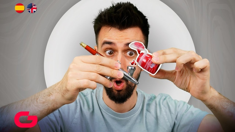 How to use CONTRAST paints with the AIRBRUSH, Como usar pinturas CONTRAST con el