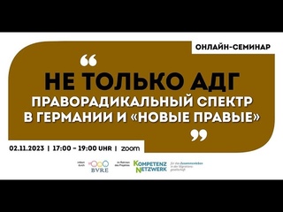 Не только АдГ. Праворадикальный спектр в Германии