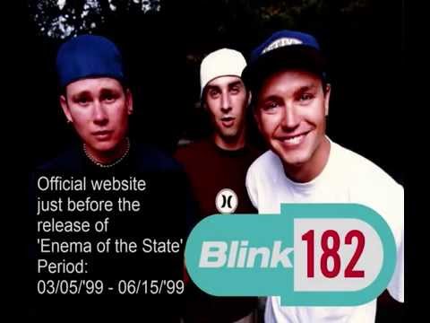 Blink 182 Official Website at the time of Dude Ranch