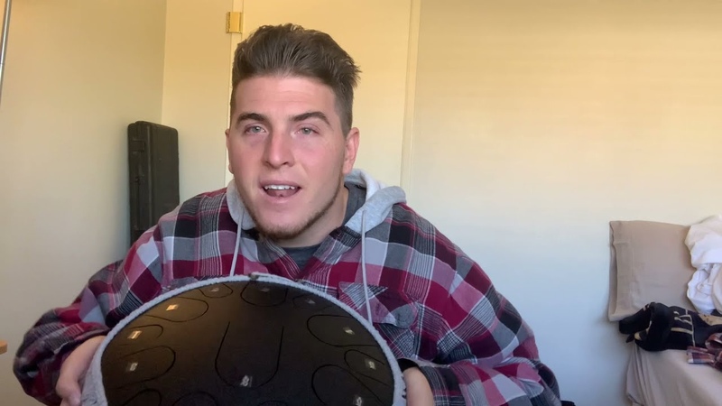Quadriplegic Plays Tongue Drum ( Sound of