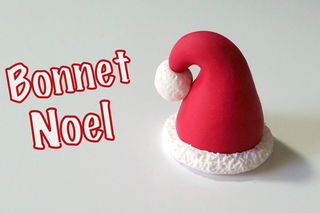 Tuto Fimo Le Bonnet de Noel