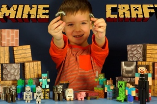 Игрушки Майнкрафт. Бумажный конструктор Майнкрафт. Minecraft Toys. Детский канал Кока Туб