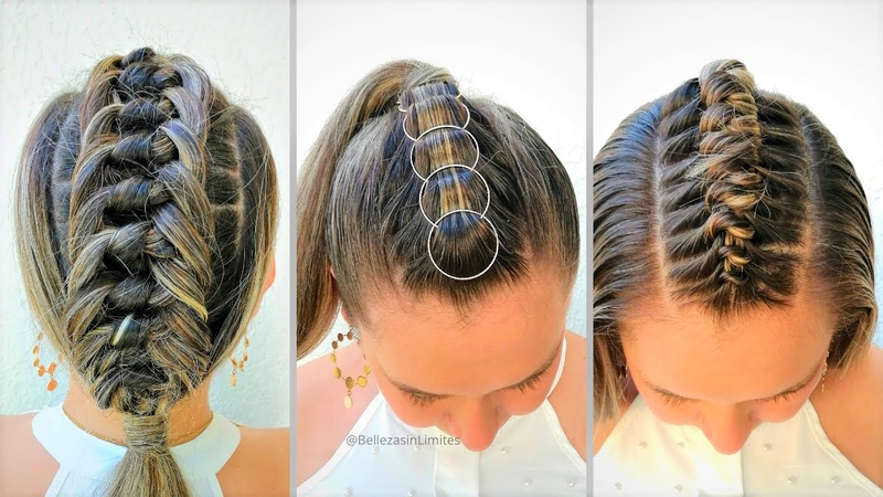 3 Peinados de Moda 2020 para Fiestas Casuales con Estilos de Trenzas