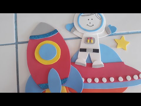 Decoração em eva para quarto de menino parte