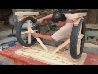 Recycling From Old Tires And Wooden Pallets - DIY Design Table From Scraps