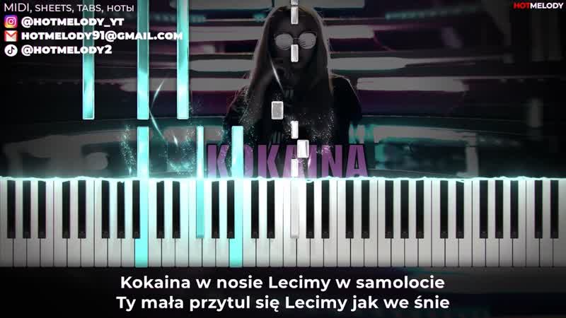 DR. VODKA KOKAINA karaoke piano remix,