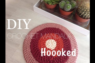CROCHET MANDALA | HOOOKED ZPAGETTI  | DIY 1