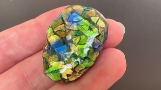 Amazing Faux Dichroic Glass from Polymer Clay . Tutorial