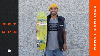 Setups: Manny Santiago Explains his Personally Built Skateboard Gear