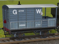GWR TOAD dia AA7 16 ton brake van w vacuum