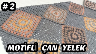 KADEMELİ MOTİFLERLE HARİKA ÇAN YELEK 🧿🧶2.BÖLÜM