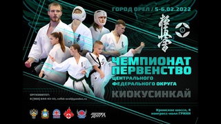 Чемпионат Первенство Центрального Федерального Округа по КИОКУСИНКАЙ Площадка А