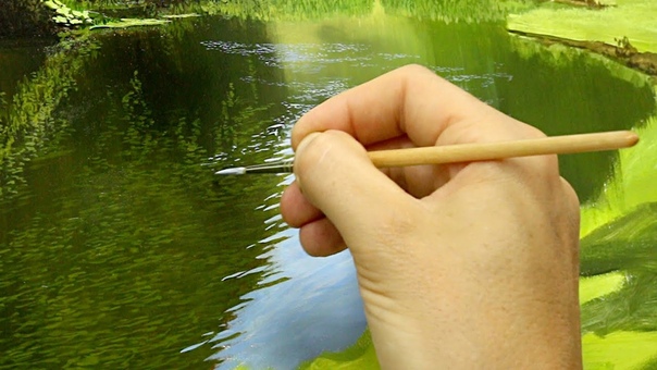 How To Paint A River, Oil Painting