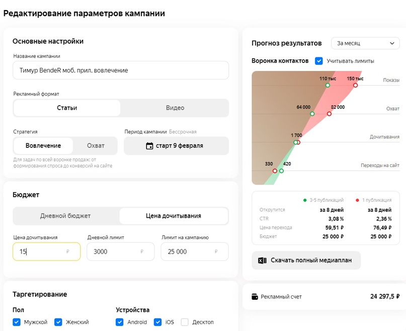 Особенности рекламы Яндекс.Дзен