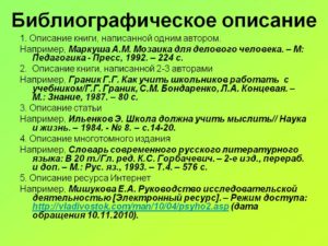 Вак оформление списка литературы
