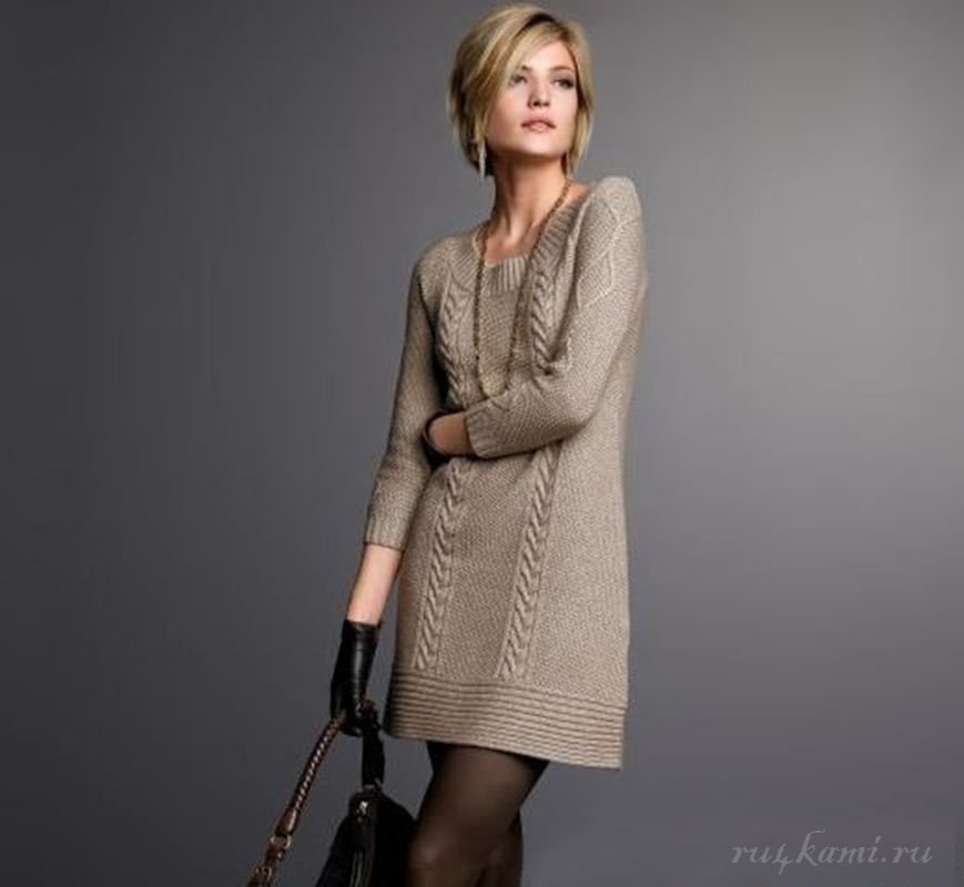 Pin on Clothing-Brown/Tan/Beige-Sweaterdresses Crochet dress, Fashion, Knit dres