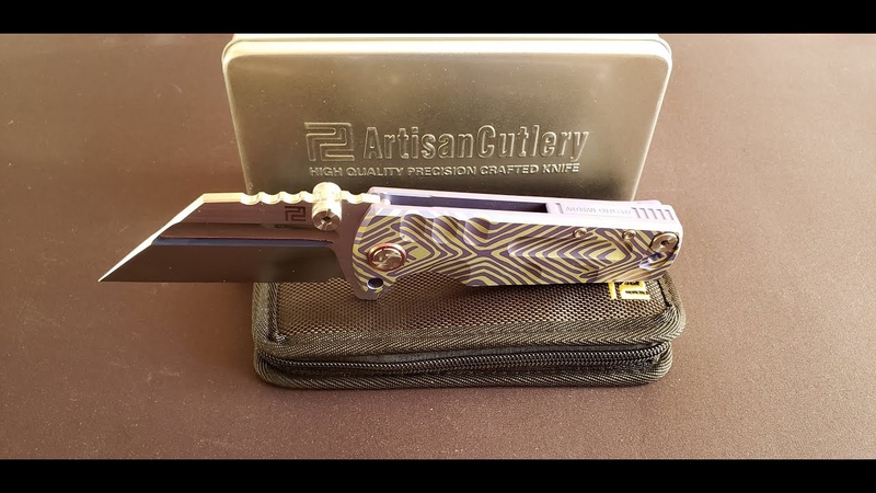 Artisan Cutlery Proponent Pocket Tank knife from China with 3. 85 inch S35 VN