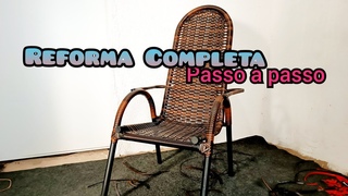 Reforma de Cadeira de rea Passo a Passo