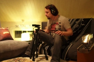 Tony Kakko Recording a New Tune With OLYMPUS