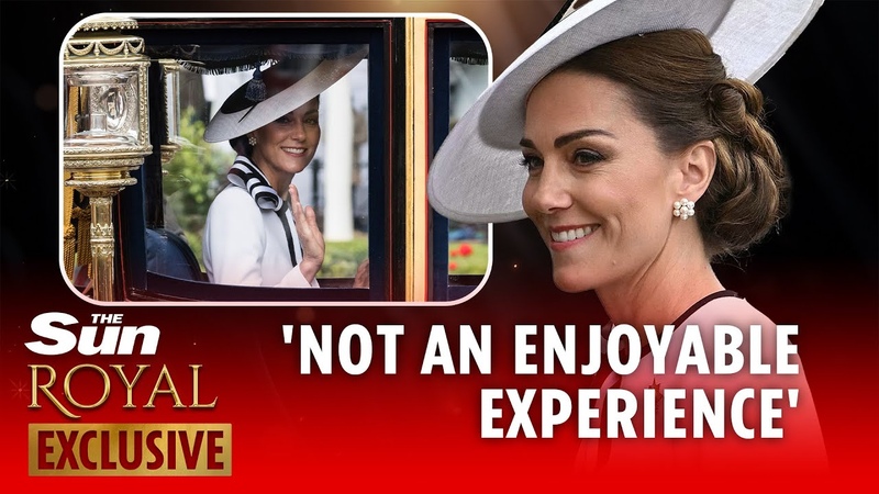 I was surprised Kate went in the carriage but when I saw her with her family it all made