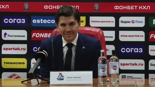 Тренер Локомотива Игорь Никитин после матча против ХК Спартак в 14-м туре КХЛ-23/24