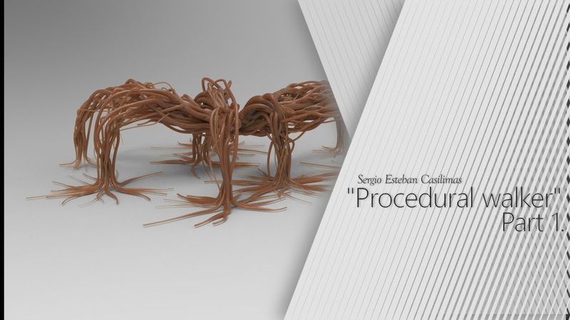 Houdini Procedural animation tutorial Precedural walker