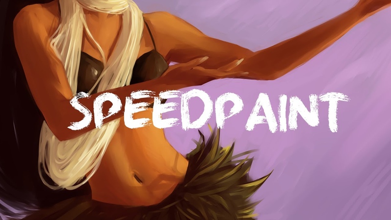 Hula Girl, Speed Paint, Speed
