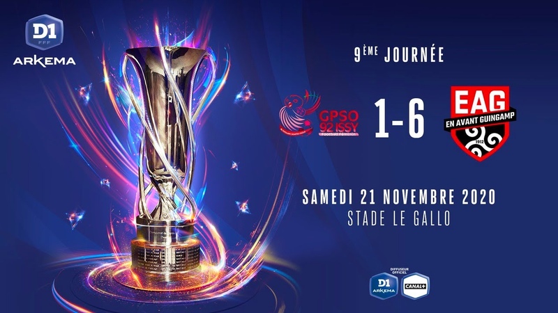 D1 Arkema, J9 : GPSO 92 Issy EA Guingamp (1
