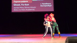 Косплееры Ghost, Yu-kun - Ashido Mina, Shinso Hitoshi (Boku no Hero Academia)