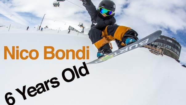 Amazing 6 year old Snowboarder Nico Bondi ( Learning By Doing Ep