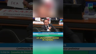 O sujeito ameaou Glauber como se fosse a coisa mais normal do mundo. Confira!