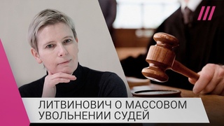 Правит кувалда, а не закон: Литвинович о массовом увольнении судей и судебной системе в России