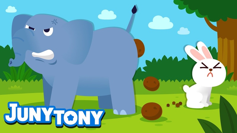Animal Poo Poo Song , Whose Poop Is It , Animal Song for Kids, K pop kids song, Juny