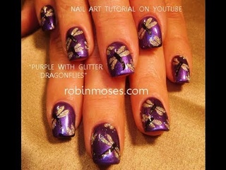 Easy Nail Art DIY Dragonfly Design Tutorial