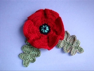 Как вязать мак Урок20 How to crochet poppy Cmo amapola crochet