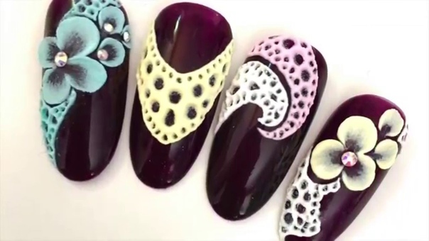 3 D Lace Nail