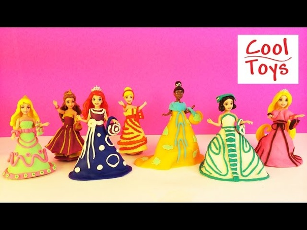 Disney Princess Magi Clip Collection: ARIEL, BELLE Doh