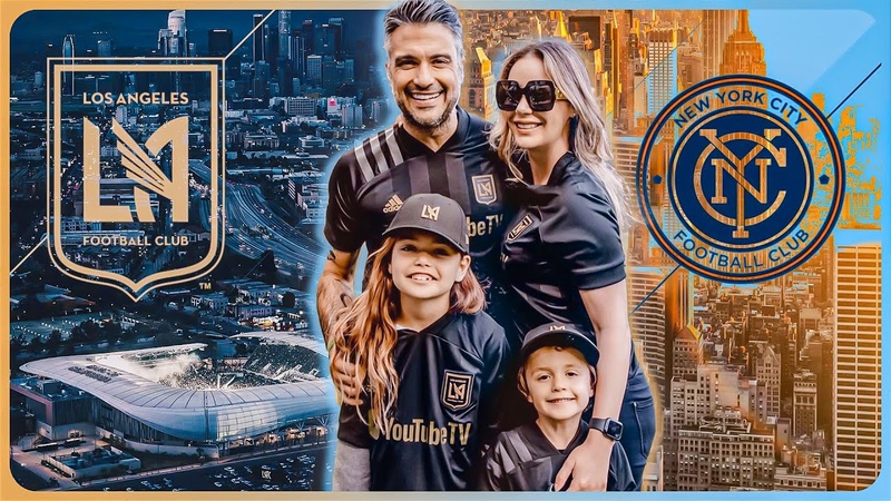 En el juego de LAFC con toda la familia , Jaime