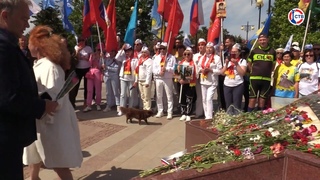 В Парке Победы провели заплыв ко Дню Победы