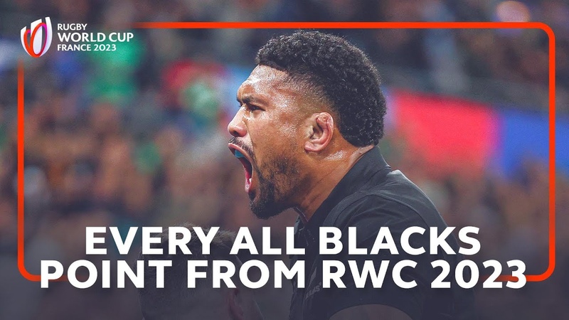 Every New Zealand point at Rugby World Cup