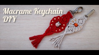 Macrame Keychain |Suspension on the bag |Макраме брелок |Подвеска на сумку