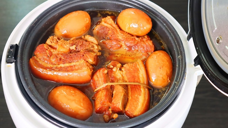 Cách làm THỊ T KHO TÀ U BẰ NG NỒ I CƠ M Đ IỆ N, dễ làm mà còn ngon hơn, tại sao lại