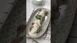 Solomillo con salsa roquefort.